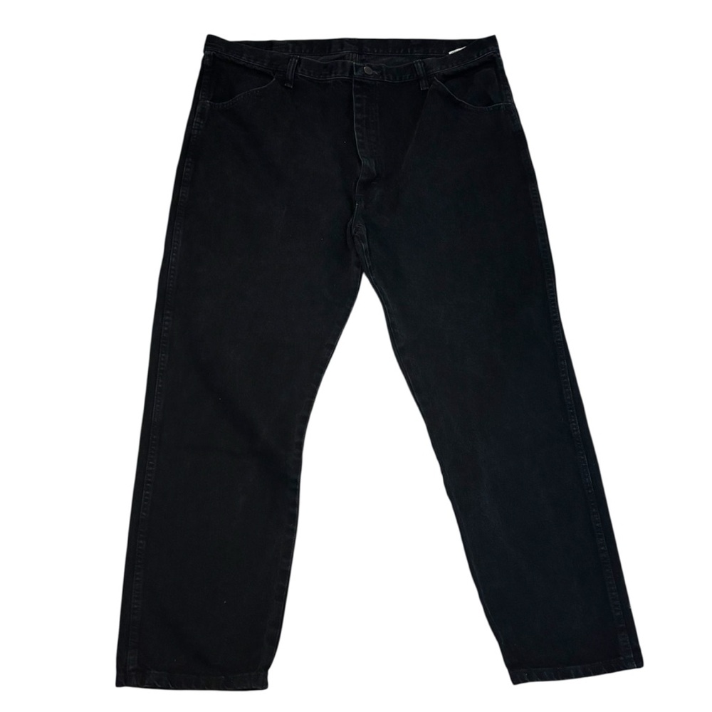 Rustler Men's Relaxed Fit Black Jeans